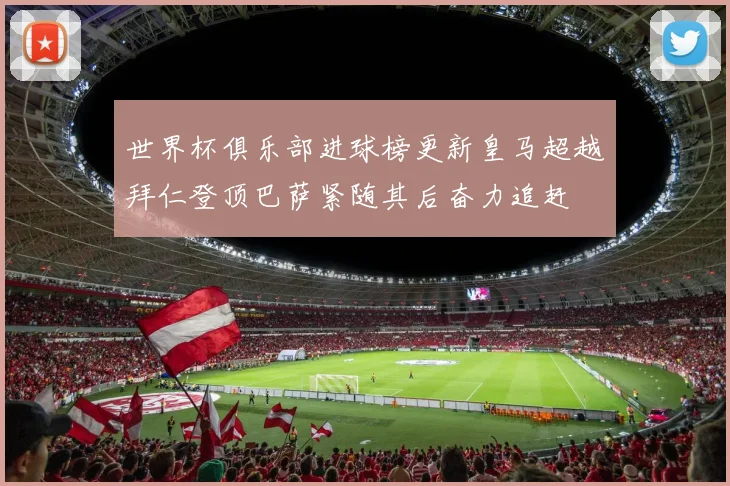 世界杯俱乐部进球榜更新皇马超越拜仁登顶巴萨紧随其后奋力追赶